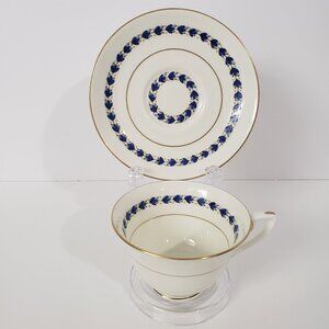 Royal Worcester Vintage Lareath Bone China Teacup Set Excellent Condition
